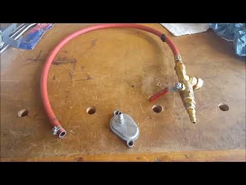 Oil Cooler Backflush On 2007 6.0 Powerstroke