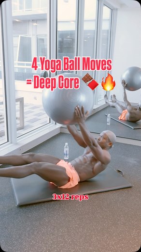 Everyone’s doing crunches.六‍ But the ones who master the ball…...