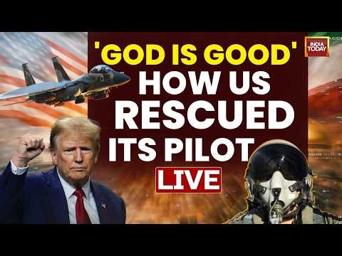 US Israel Iran War LIVE: US Pilot Rescued From Iran | Behind Enemy Lines | Trump Iran LIVE