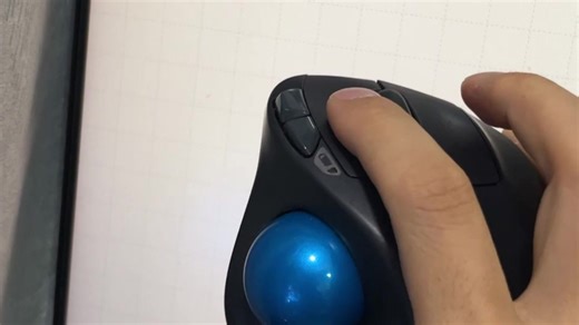 罗技M570人体工程学鼠标 按键失灵没反应 更换微动 鼠标拆解维修