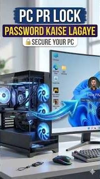 #PC पर पासवार्ड कैसे लगाएं ,और change कैसे करें ?