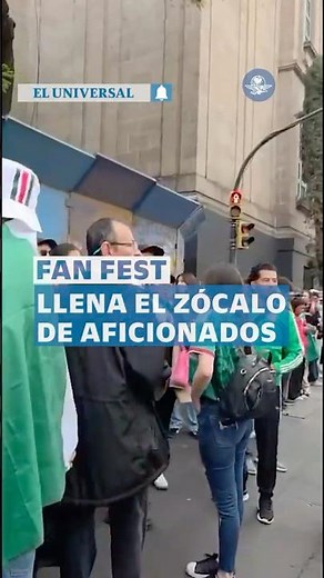 Zócalo de la CDMX, a reventar para inauguración del Mundial 2026 #Shorts
