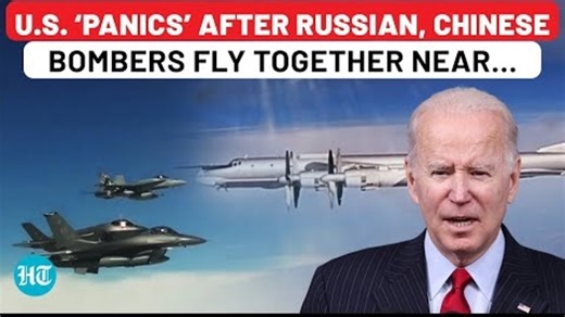 Xi, Putin Planning Something Big? Russian, Chinese Bombers Fly Together Near Alaska; U.S. Panics?