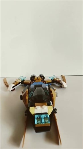 LEGO Ninjago Customised Version of Zane's Golden Dragon Jet #legoninjago #ninjagocrystalized #zane