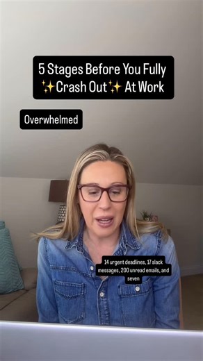 Corporate Burnout on Instagram: "Here are the five stages before you fully crash out at work. They can come all at once or one at a time. Either way you are over it and about to let everyone know! . . . . . #corporatelife #workhumor #officehumor #millennials #officelife"