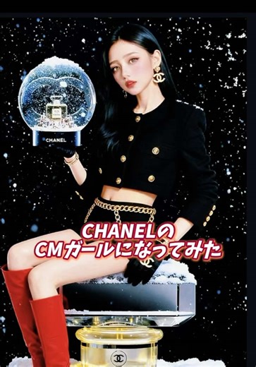 冬の魔法を瞬間に捉えたCHANELの美