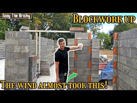 We Got All the Blockwork Up! Massive Progress on the New Build🔥#bricklaying #construction