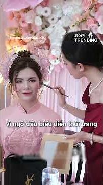 Thợ makeup đi làm mà ăn diện lồng lộn hơn cả cô dâu #shorts #yannews