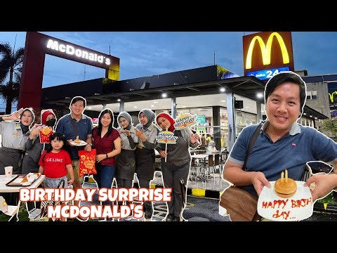 BIRTHDAY SURPRISE MCDONALDS | BIRTHDAY PARTY MCD | BIRTHDAY SURPRISE AT MCD