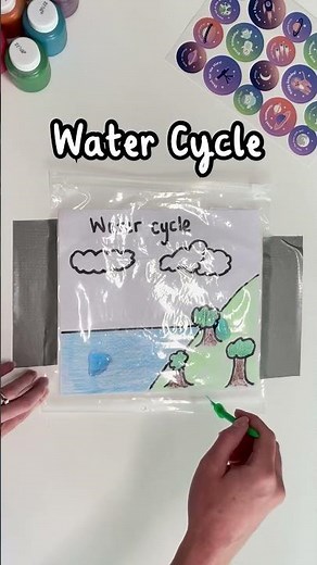 Water Cycle Sensory Bag #shorts