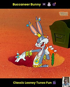 Buccaneer Bunny 🏴‍☠️🐰💣 Bugs Bunny vs. Pirate Yosemite Sam! ⚓🤣 Looney Tunes Classic | Childhood Cartoons