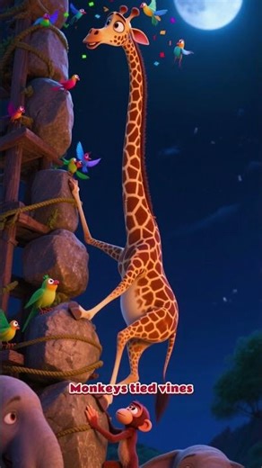 Gerry The Giraffe #youtubeshorts #girrafe #storytelling #stories #storyforkids #sky #fun #adventure