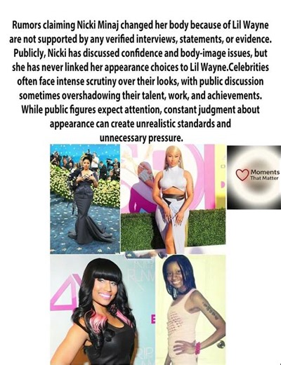 There’s No Evidence Nicki Minaj Changed Her Body For Lil Wayne 😳 #shorts