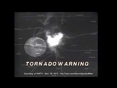 KWTV Archive November 19, 1973 Tornado Coverage