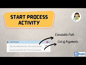 Start Process Activity w±o arguments | Run Window with Start Process Activity | UiPath
