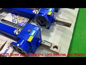 electric screw jacks 12 volt - 2.5ton - JTC25 - how to build an electric screw jack platform lift