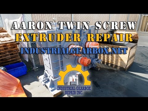 AARON Equipment Twin Screw Extruder Gearbox Repair | IndustrialGearbox.Net