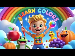 Learn Colors with Fun Characters & Objects! | Kids Color Song & Educational Video