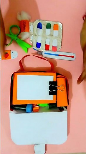 How to make paper doctor set\\Diy doctor set with paper\\ homemade craft|#shorts|tiktok Whatsappstatus