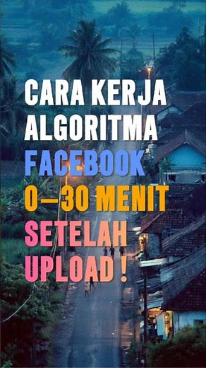 How does the Facebook Algorithm work in 0–30 minutes after upload?