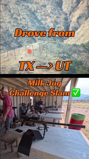 6.5 Creedmoor vs. ONE MILE Milk Jug | 4th Shot Impact! 🎯