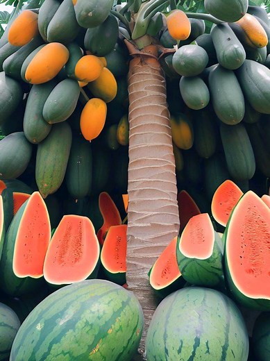 Magic Techniques for Growing Watermelons and Papayas