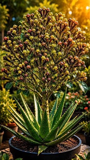 🌵 Aloe Vera Tree Growing Secret Revealed! 😱🌿 99% People Don't Know This! #Shorts
