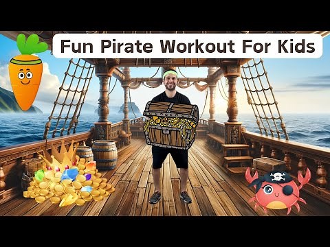 Fun Pirate Workout For Kids - With Coach Carrot Fitness