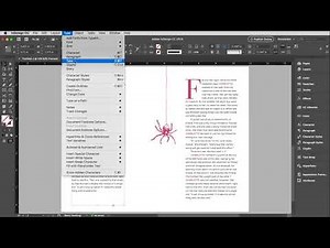 Adobe InDesign | Alignment, Tabs, Drop Caps & Hyperlinks