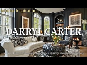 Darryl Carter-Inspired Home Interior: Elegant Black and White Interior That Defines Modern Luxury