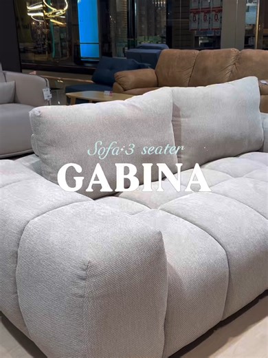 Gabina Sofa 3 Seater: ความสบายและดีไซน์ โมเดิร์น