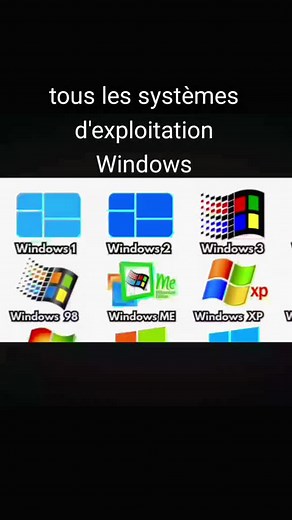 tous les systèmes d'exploitation Windows expliquer en quelques minutes #systemofadown #video#videoeducativo #video #world #computer #ti̇ktok #tiktok