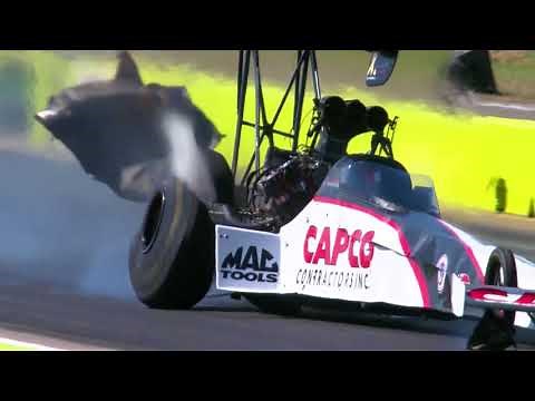 Steve Torrence walks away from massive crash in Dallas