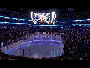 Nashville Predators introductions and national anthem