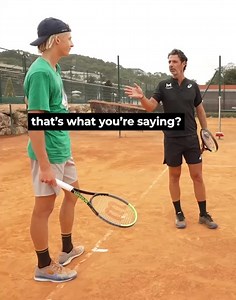 Create time. If your preparation is already achieved once the ball bounces on a deep ball, you’ll be able to push forward and get your body weight into the ball. Working on the deep ball reception with Mark Lajal👇 #tennis #coaching #tennislesson | Patrick Mouratoglou