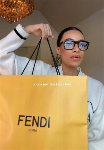 Fendi Origami Medium Tote Unboxing Experience