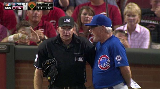 CHC@CIN: Ross gets ejected from dugout in the 7th
