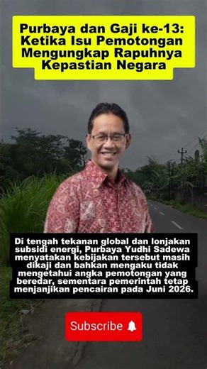 Purbaya ungkap gaji ke 13 masih dikaji!