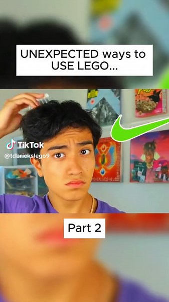 UNEXPECTED ways to USE LEGO... #lego #legotiktok #tdbricks #amazing #funny