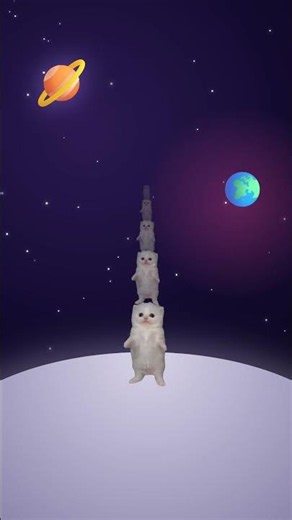 gatito bailando hasta el INFINITO en el ESPACIO 😹