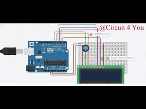 How to connect LCD display to ARDUINO | How to print Text on LCD | DIY Custom Text Display