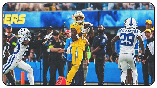 Herbert's 30-Yard Sideline Strike Hits a Toe-Tapping Keenan Allen