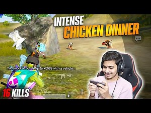 16 Kills Chicken Dinner With Champa😈| Solo vs Squad GamePlay🥶| Pubg Lite