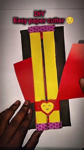 DIY Cardboard Paper Cutter ✂️ | Easy Craft Idea | #Shorts