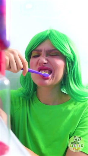 Ready… Go! Toothbrush Timer Challenge 🦷 #kids #challenge