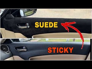 Lexus Won't Recall My Sticky Dash, So I Installed Suede Myself!