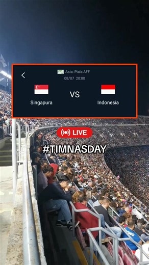 Live piala aff 2026 🔴 timnas indonesia vs singapore ➡️ jam 20:00 wib #live #timnas #indonesia #singapore #pialaaff2026