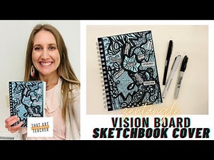 Zentangle Sketchbook Cover | Goal Setting and Mindfulness