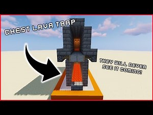(1.16 - 1.19.2) CHEST LAVA TRAP Tutorial | Minecraft Java