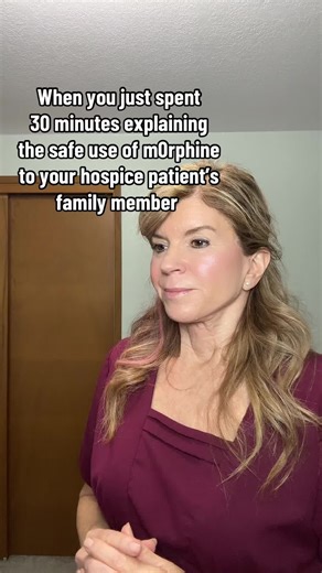 For the dum dums that will inevitably be in my comment section saying I must be a terrible nurse. This is satire. #Hospice #HospiceNurse #NurseHumor #FunnyNurse